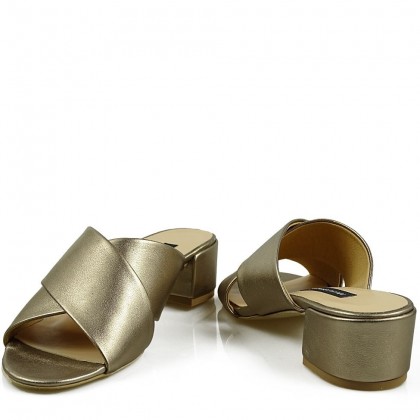 Klapki damskie 7557 GOLD