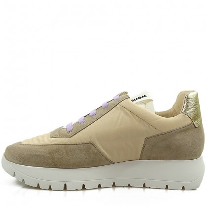 Sneakersy damskie Wonders A-2422 Taupe