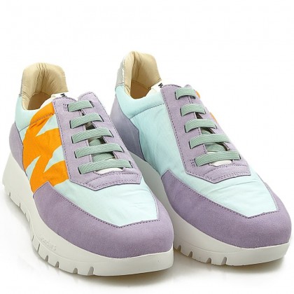 Sneakersy damskie Wonders A-2422 Lavanda