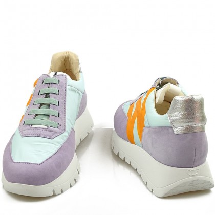 Sneakersy damskie Wonders A-2422 Lavanda